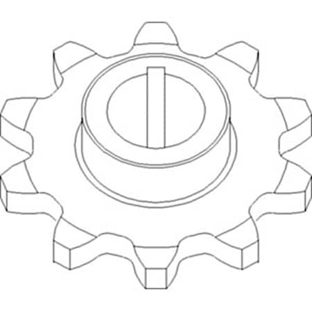 Aic Replacement Parts Clean Grain Elevator Sprocket Fits John Deere 9770STS 9870STS WN-H228383-PEX